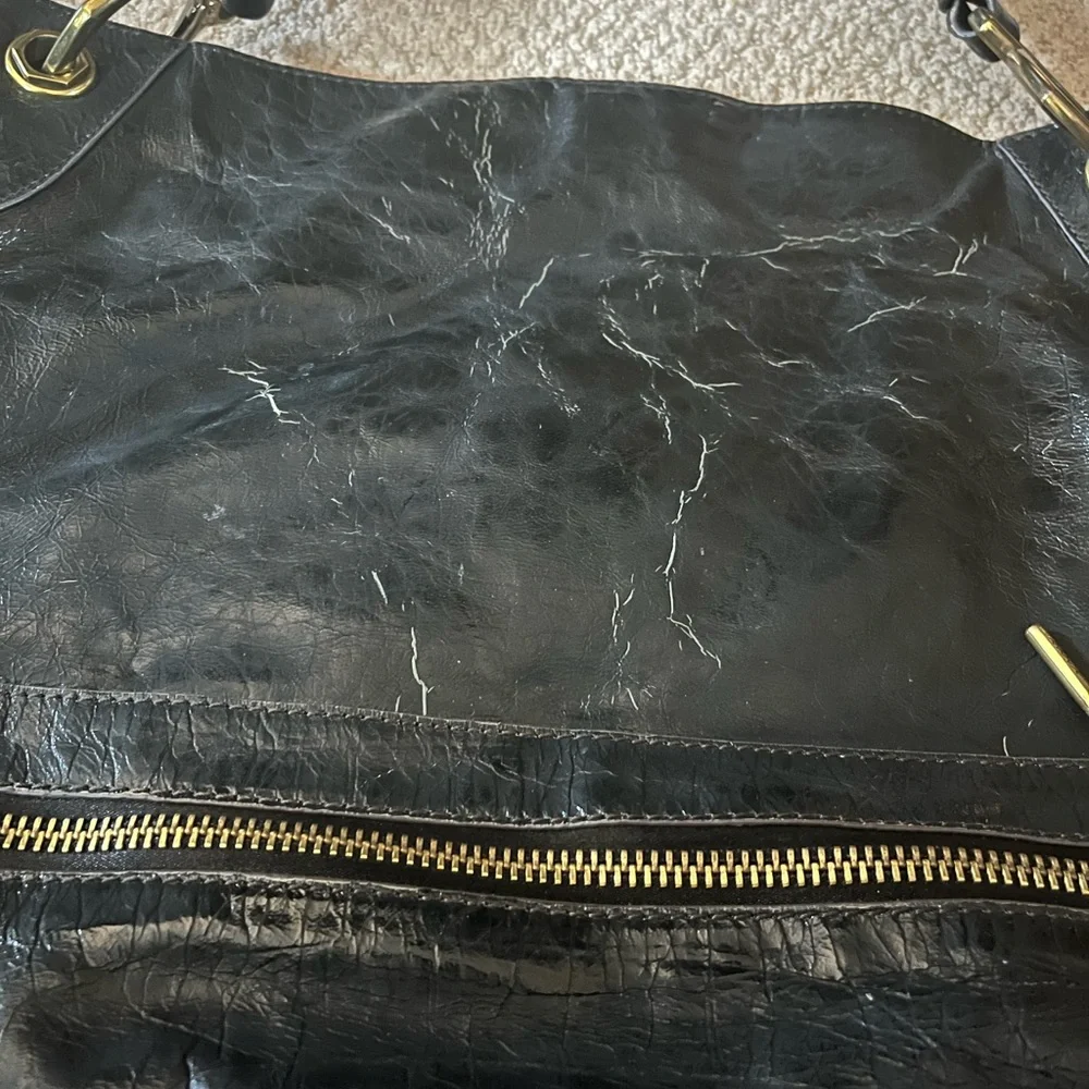 OrYANY Cracked Leather Bag